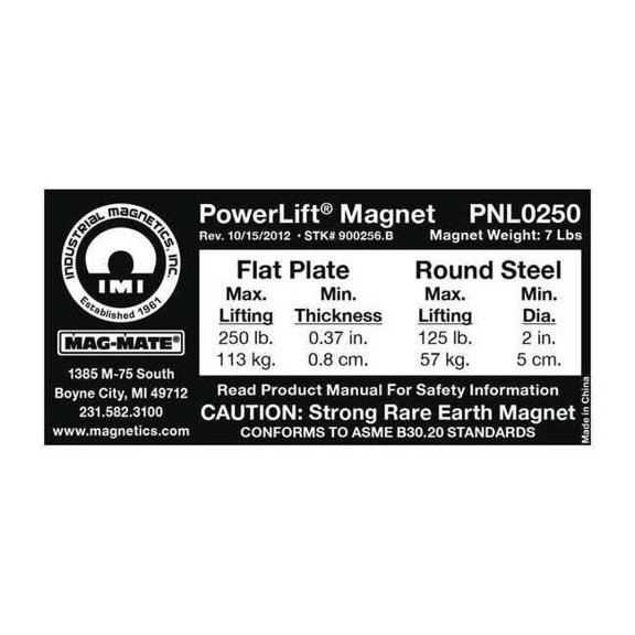 Mag-Mate Replacement Capacity Sticker 900256