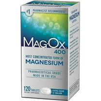 Mag-Ox 400 Magnesium Oxide Dietary Mineral Supplement Tablets 120 Count