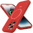 MagRing Designed for iPhone 14 Pro Max Case, Liquid Silicone