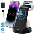 thumbnail image 1 of ETEPEHI Wireless Charger, 3 in 1 Charging Station Compatible for iPhone 16e 16 15 14 13 12 11 X Pro Max & iWatch - Wireless Charging Dock for AirPods 4 3 Pro, 1 of 7