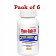 Mag-Tab Magnesium L-lactate Essential Mineral & Gluten-Free 100 ct, 6-Pack