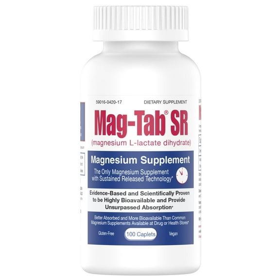Mag-Tab SR Niche Magnesium Supplement Unit Dose, 100 ct