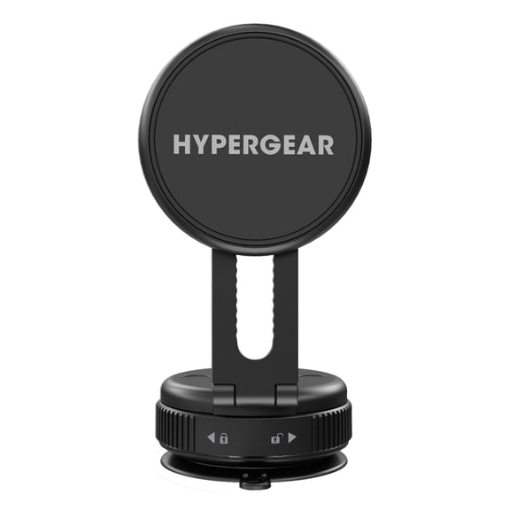 HyperGear Mag Vac Magnetic Phone Mount with Vacuum Suction-Cup Base 16348