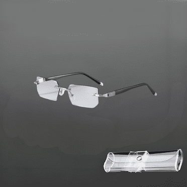 Mag Vision Glasses, Intelligent Zoom Blue Light Blocking Reading Glasses, Progressive Multifocal Lenses, Unisex