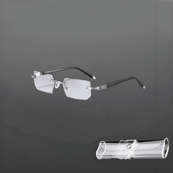 Mag Vision Glasses, Intelligent Zoom Blue Light Blocking Reading Glasses, Progressive Multifocal Lenses, Unisex