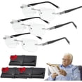 thumbnail image 1 of Mag Vision Glasses, Mag Vision Eye Glasses for Women, Color-Changing Anti-Blue Light Presbyopia Glasses, 1 of 15