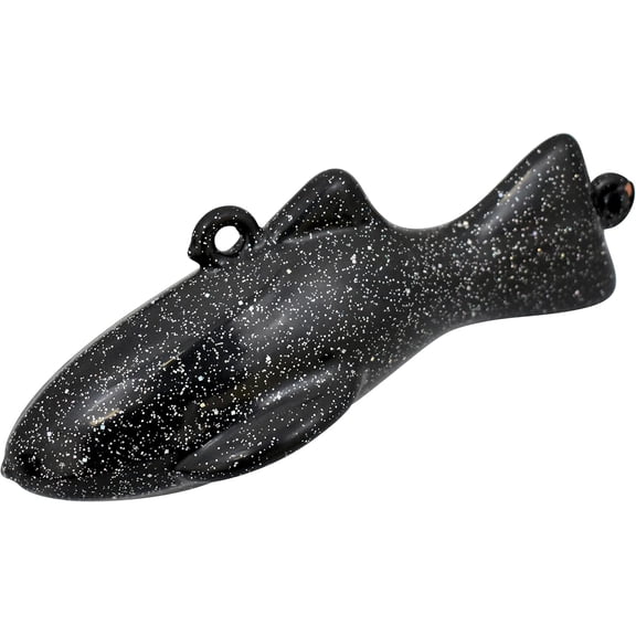 MagBay Lures 100% USA Made Downrigger Weights Heavy Dredge Fish Weight - Vinyl or uncoated (Black, 4lb)
