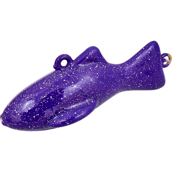 MagBay Lures 100% USA Made Downrigger Weights Heavy Dredge Fish Weight - Vinyl or uncoated (Purple, 4lb)