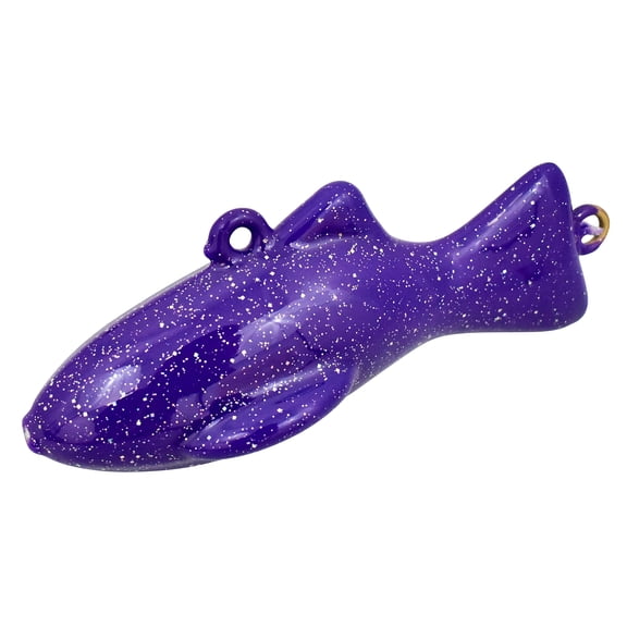 MagBay Lures 100% USA Made Downrigger Weights Heavy Dredge Fish Weight - Vinyl or uncoated (Purple, 6lb)