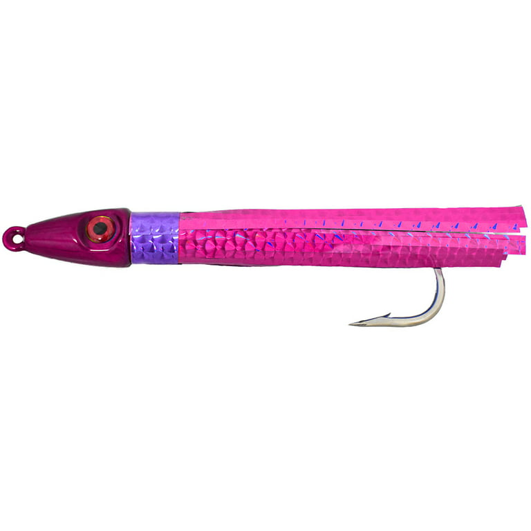 MagBay Lures Hybrid Wahoo Bomb 6 Fully Rigged - 6oz Multi Colored Tuna  Lures (Pink)