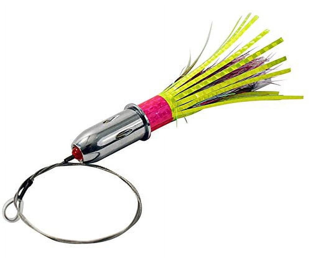 MagBay Lures Hybrid Wahoo Bomb 6 Fully Rigged - 6oz Multi Colored Tuna  Lures (Yellow) 