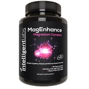 Intelligent Labs MagEnhance Triple Magnesium Complex with Magtein L-Threonate, Glycinate & Taurate | 90 Capsules 30-Day Supply