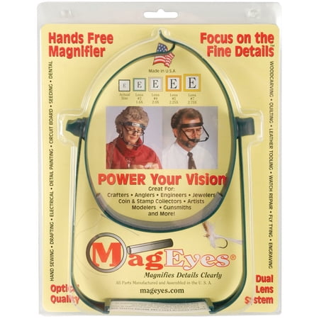 MagEyes Hands Free Magnifier - Lightweight