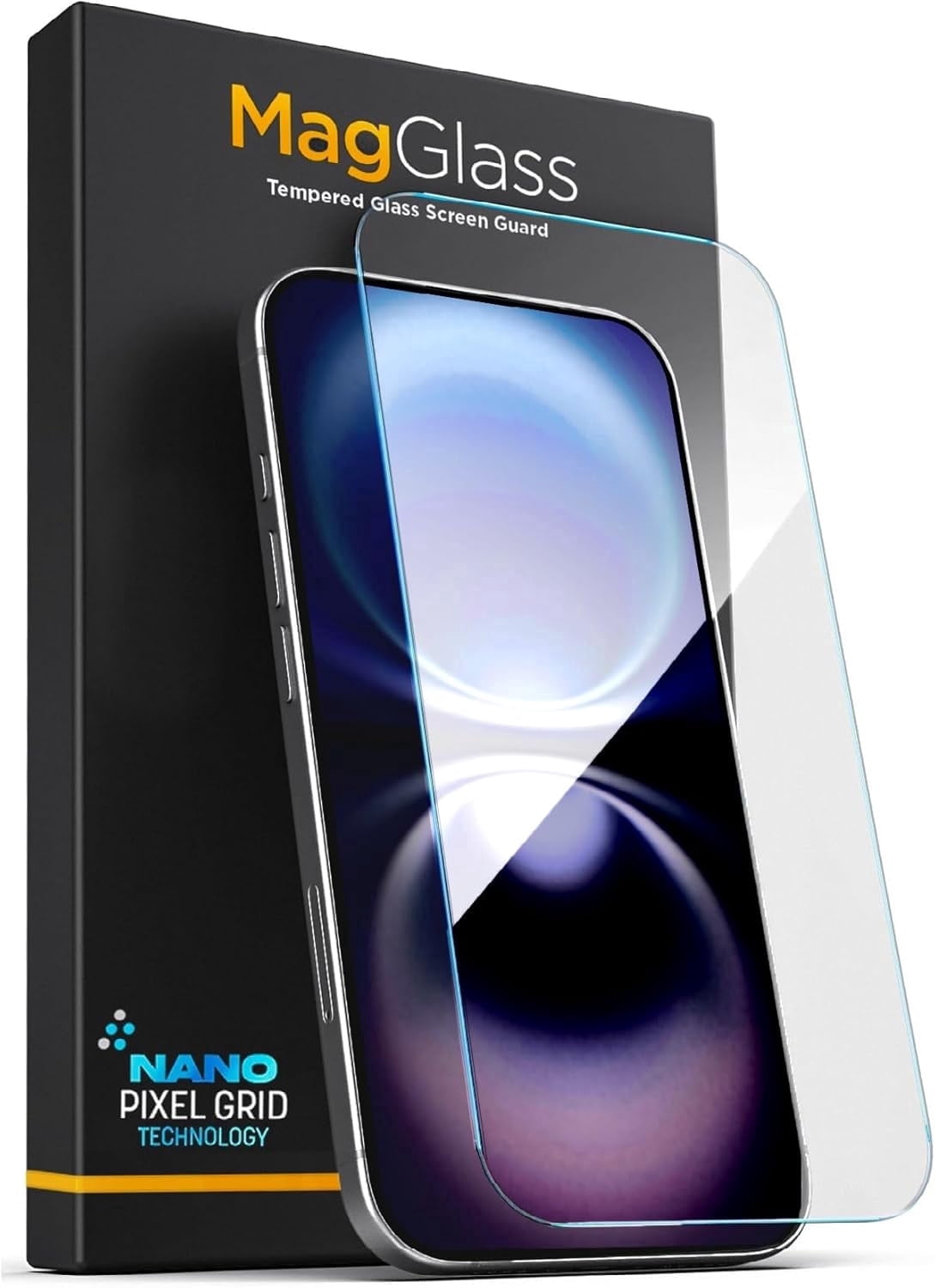 MagGlass Auto-Align Screen Protector for iPhone 16 Pro Max - Tempered ...