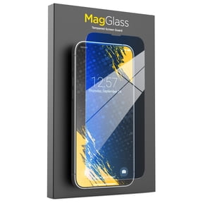 MagGlass Blue Light Blocking Tempered Glass Designed for iPhone 14 PRO Screen Protector (Anti Bluelight for Eye Protection)