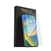 MagGlass Blue-Light Screen Protector for iPhone 16 Plus- Bluelight Filter Tempered Glass Easy Applicator Included