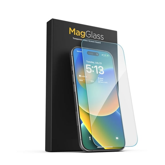 MagGlass Blue-Light Screen Protector for iPhone 16 Pro - Bluelight Filter Tempered Glass (Easy Applicator Included)