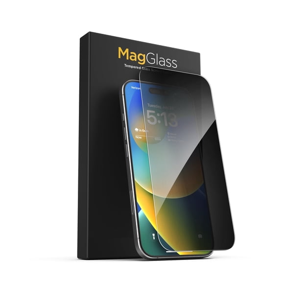 MagGlass Blue-Light Screen Protector for iPhone 16 Pro Max - Bluelight Filter Tempered Glass (Easy Applicator Included)