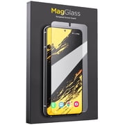 MagGlass Matte Screen Protector for Samsung Galaxy S23 Fingerprint Compatible Scratch/Oil/Smudge Resistant Tempered Glass Anti Glare