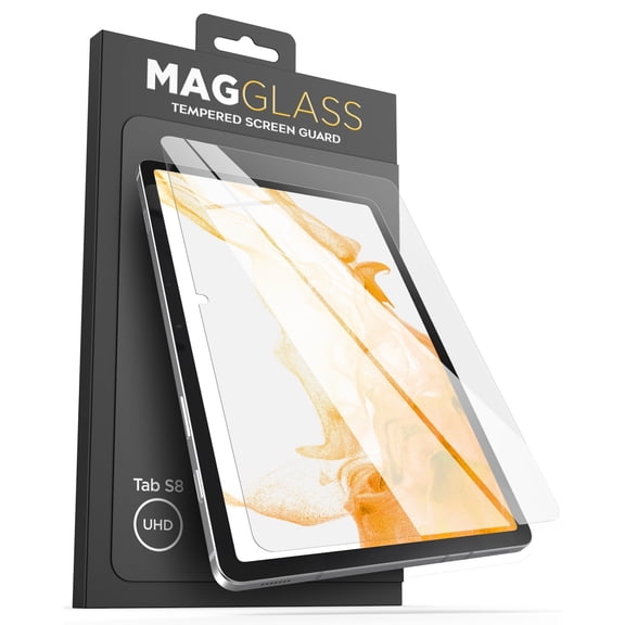 MagGlass UHD Tempered Glass Designed for Samsung Galaxy Tab S8 Screen Protector