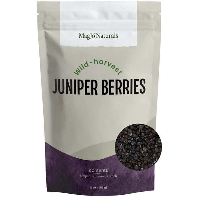 MagJo Naturals, Whole Dried HHA1 Juniper Berries (1 Lb) Bulk Whole