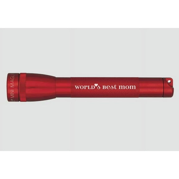 MagLite Mini 2AA Purse/Pocket Xenon Flashlight - World's Best Mom Special Edition