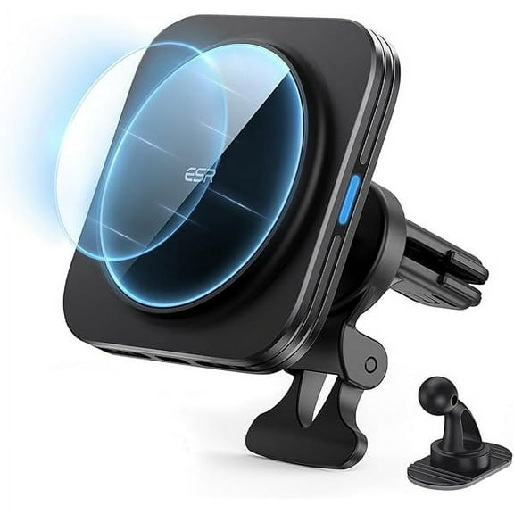 for MagSafe Car Mount Charger, 15W Magnetic Wireless Car Charger, Compatible with MagSafe Car Charger,Air Vent Dashboard Phone Holder Mount for iPhone 16 15 14 13 12, Galaxy S25, Fast Charging