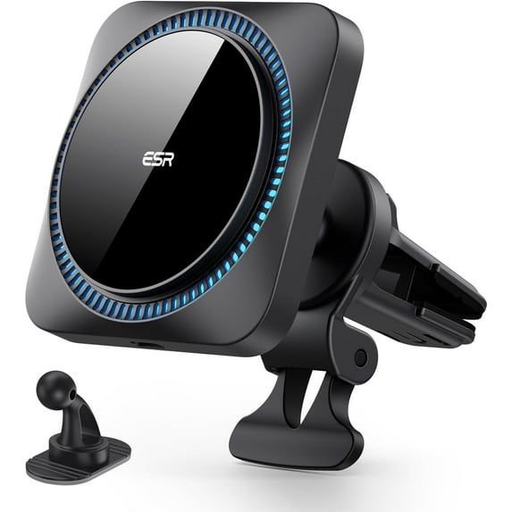 for Car Mount Charger with CryoBoost, Phone Cooling Charger, Magnetic Wirele Charging, Air Vent/Dashboard Holder iPhone 17/16/15/14/13/12,S25, Fast Charging