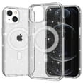 thumbnail image 1 of MagSafe Compatible Crystal Glitter Fusion Case for iPhone 14 Plus - Clear, 1 of 4