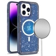 thumbnail image 1 of MagSafe Compatible Stardust Glitter Case for iPhone 13 Pro Max - Blue, 1 of 2