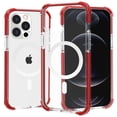 thumbnail image 1 of MagSafe Compatible Transparent Protective Bumper Case for iPhone 14 Pro - Red, 1 of 2