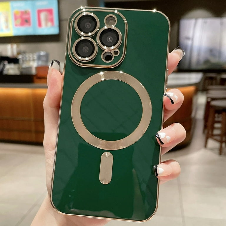 MagSafe Compatible iPhone 11 Pro Max Case, Slim Plating Magnetic