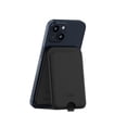 thumbnail image 1 of MagSafe Cove Magnetic Wallet Stand with Multiple Viewing Angles for iPhone 14, 13 & 12 Series - Black, 1 of 1