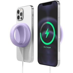 MagSafe Grip Stand - elago Silicone Grip Stand Compatible with MagSafe Charger, Compatible with iPhone 12 Models [Charging Cable Not Included] [Lavender]