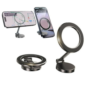 For MagSafe Magnetic Car Phone Holder, 360° Rotatable with Auto-Locking Clip, Compatible with iPhone 15/14/13 Pro Max & Android, Universal Air Vent/Dashboard Mount