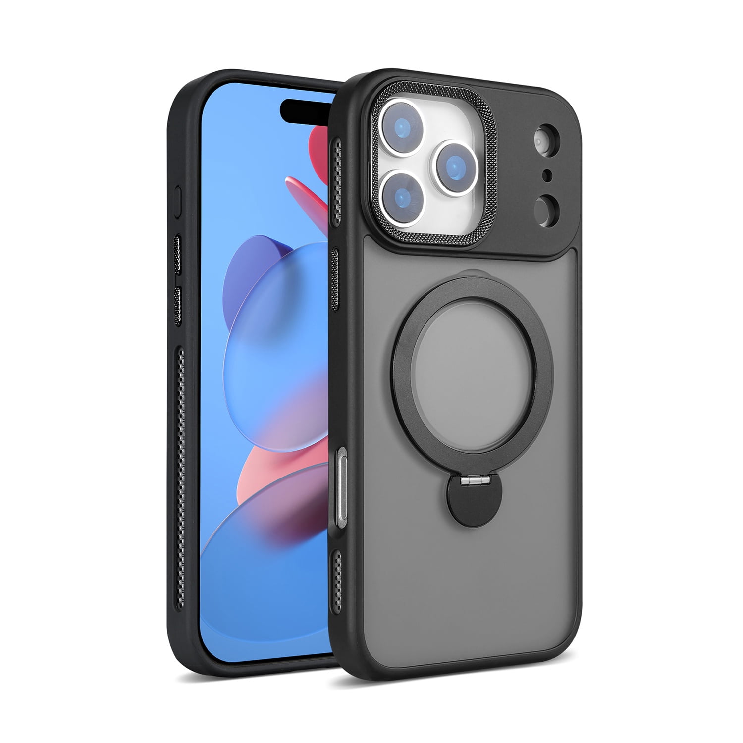 MagSafe Rotating Stand Case for iPhone 17 Pro - Black