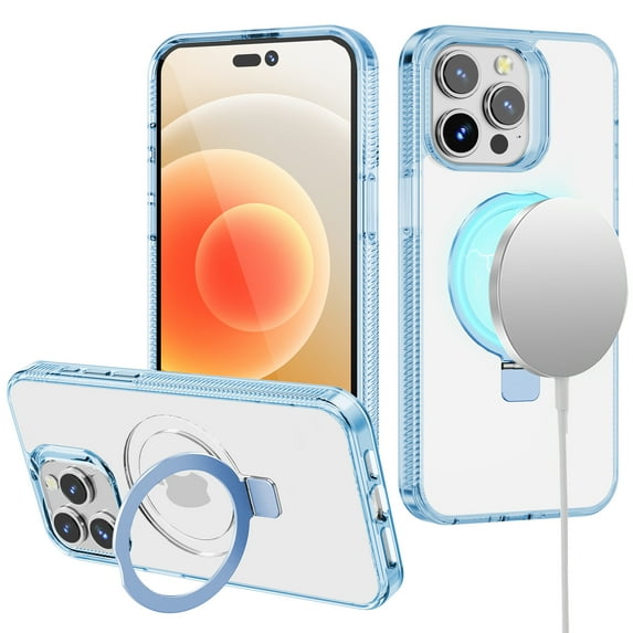 MagSafe Stand Case for iPhone 15 Pro Max - Blue