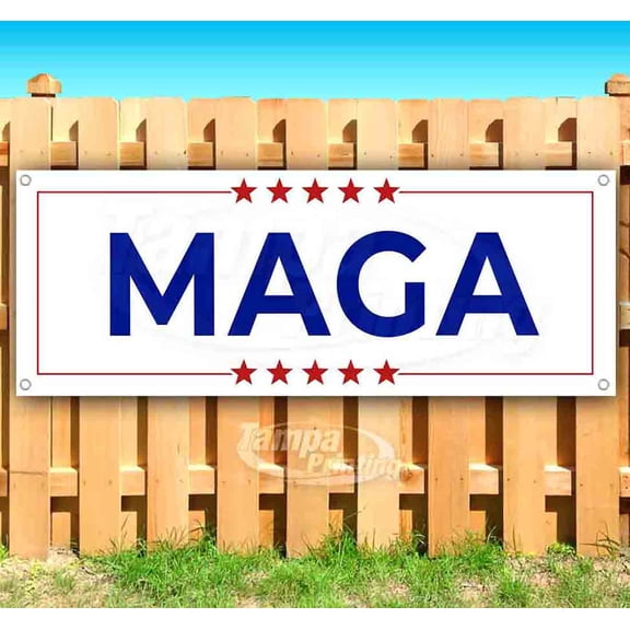Maga 13 oz Vinyl Banner With Metal Grommets