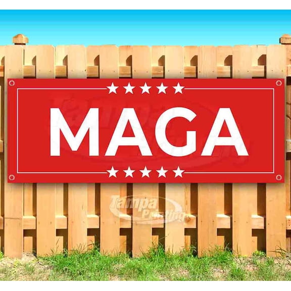 Maga 13 oz Vinyl Banner With Metal Grommets