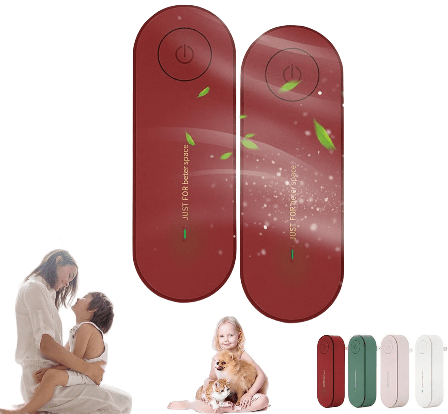Magair - Magair Air Purifier - Quiet Design/360° Panoramic View, Suitable for Bedrooms, Bathrooms, Closets, and Pet Rooms