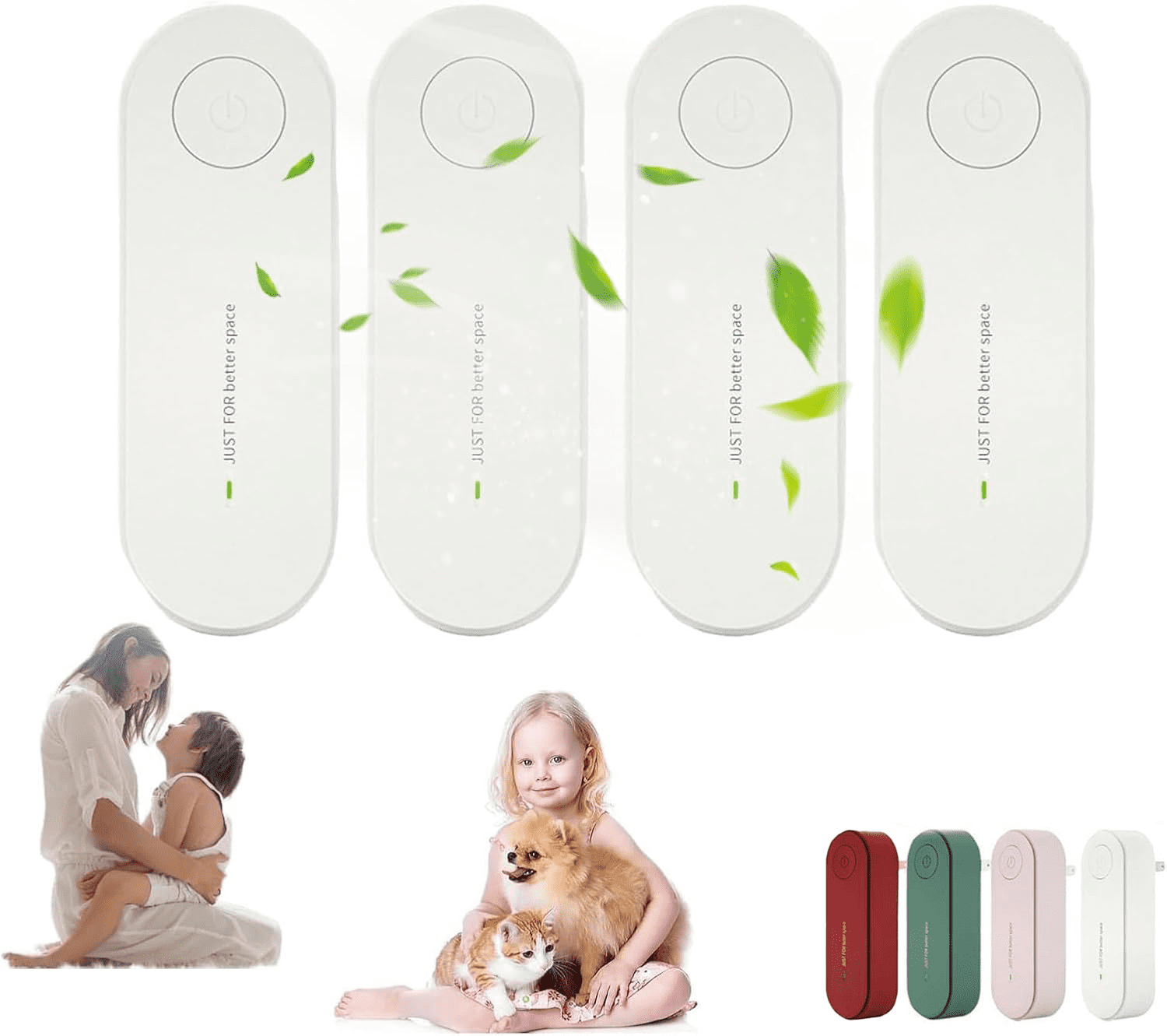 Magair - Magair Air Purifier - Quiet Design/360° Panoramic View, Suitable for Bedrooms, Bathrooms, Closets, and Pet Rooms