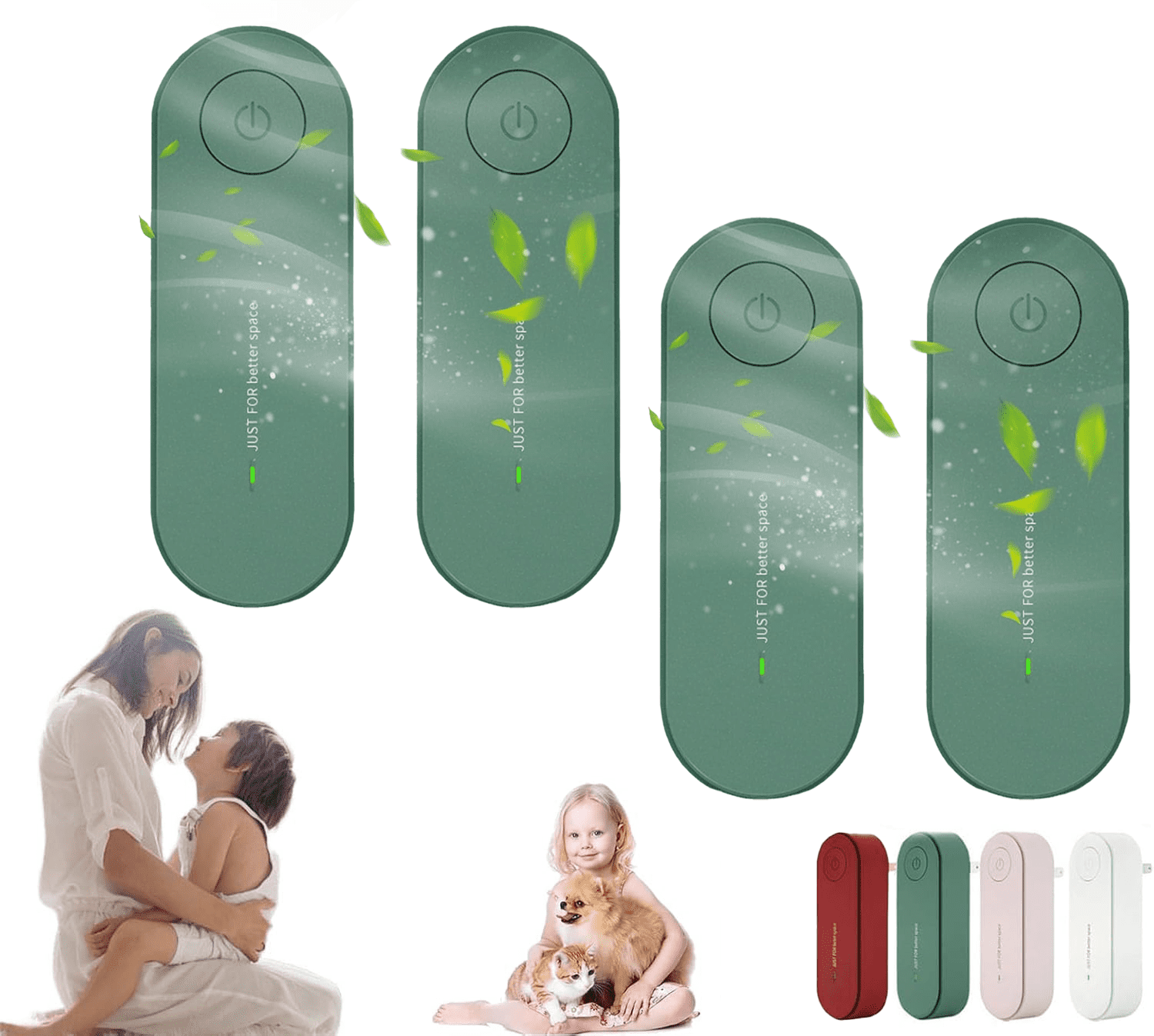 Magair - Magair Air Purifier - Quiet Design/360° Panoramic View, Suitable for Bedrooms, Bathrooms, Closets, and Pet Rooms