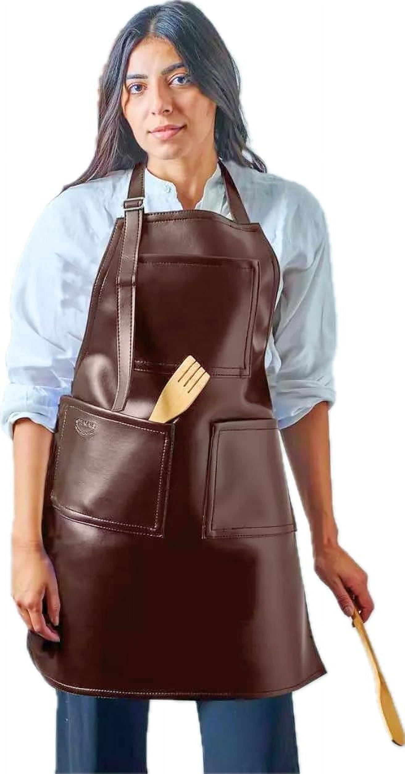 Magalis Premium Synthetic Leather Apron, Exclusively Made in Egypt