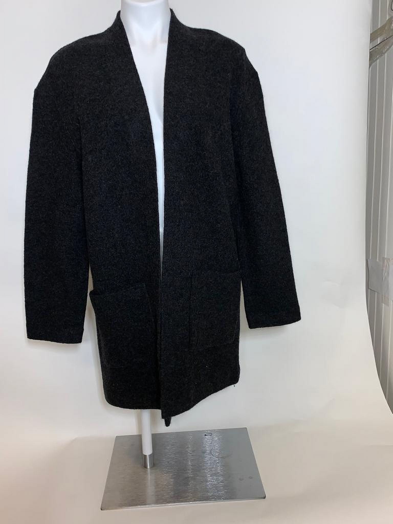 MAGASCHONI Women's Cardigan, Dark Grey, Size M