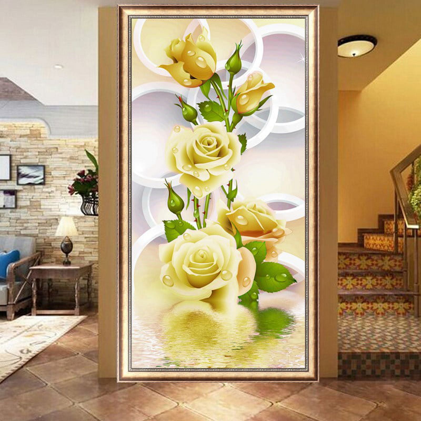 Flowers Diamond Painting Kit for Adults - DIY Home Wall Decor