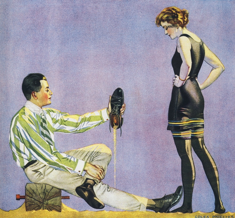 Magazine Advertisement Luxite 1917 Canvas Art - Clarence Coles Phillips (18 x 24)