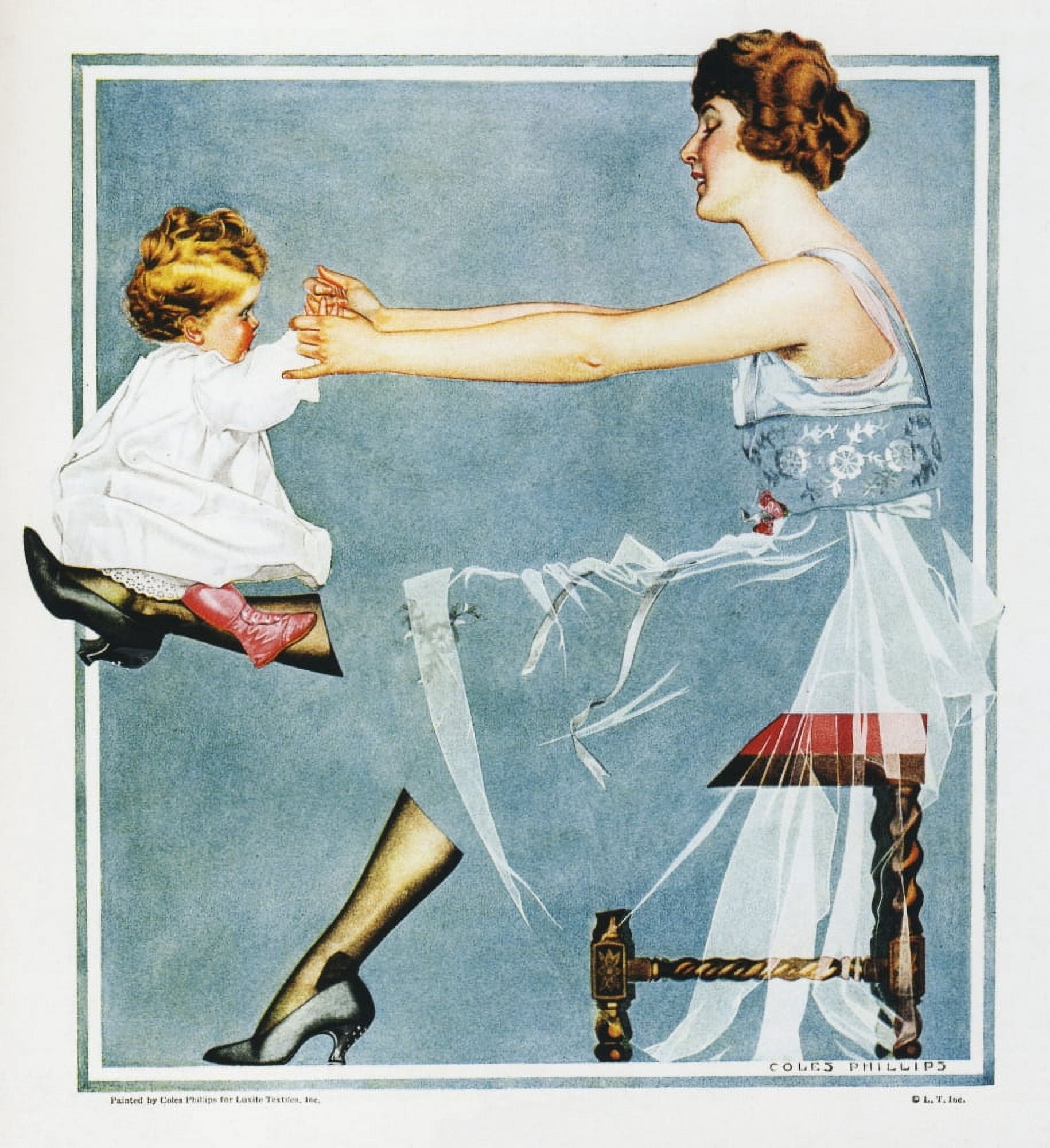 Magazine Advertisement Luxite 1918 Canvas Art - Clarence Coles Phillips (24 x 36)