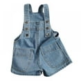 thumbnail image 1 of Magazine Baby Boy Girl Deinm Bib Pants Shorts Casual Overalls Kids Romper Outfits Jumper, 1 of 5