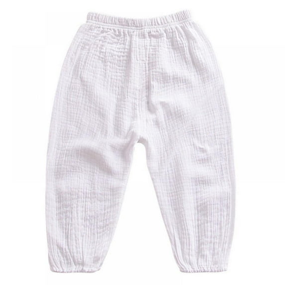 Magazine Baby Girl Boy Elastic Long Pants,Toddler Kids Casual Cotton Trousers Bottoms