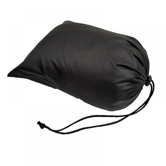 Magazine Camping Mesh Storage Bag, Ultralight Nylon Drawstring Mesh Sack Stuff Storage Bag for Outdoor Travel Hiking(Black)
